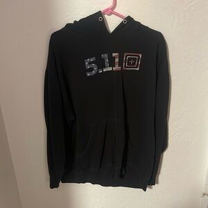 Mens black hoodie 5.11